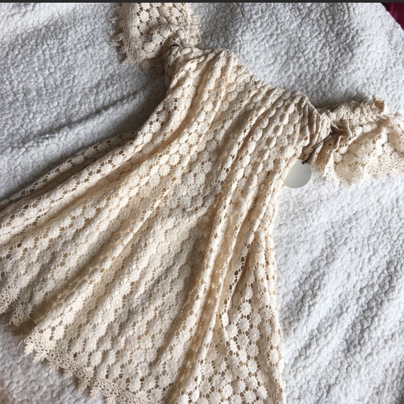 NWT Tularosa Crochet Off The Shoulder Dress - Picture 4 of 5